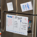 Индивидуальная школа/офис/календарь холодильника Гибкий сухой стирание магнитная наклейка с белой доской.